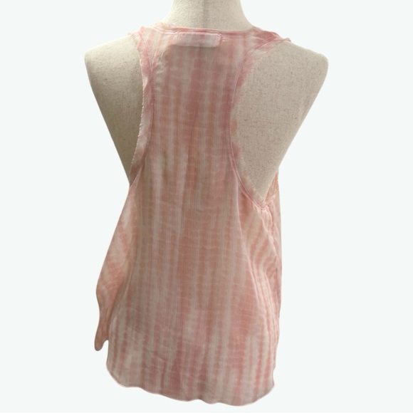 ABERCROMBIE & FITCH | Vintage Pink Beaded Racerback Top Large - Picture 3 of 5